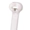 Panduit Cable Tie, 8 in L, 2 in Max Bundle Dia., White, Nylon 6/6, 50 lb Strength, 1000 PK BT2S-M10 - alternate 2
